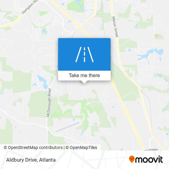 Mapa de Aldbury Drive