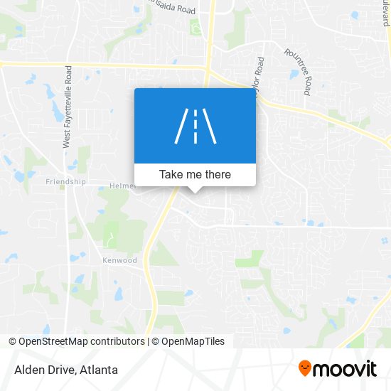 Alden Drive map