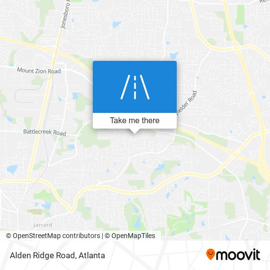 Alden Ridge Road map