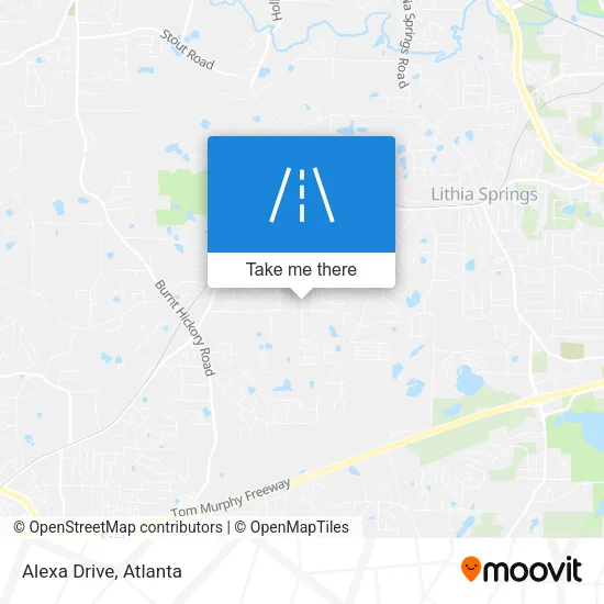Alexa Drive map