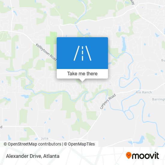 Mapa de Alexander Drive