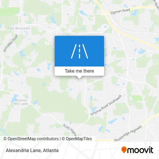Alexandria Lane map