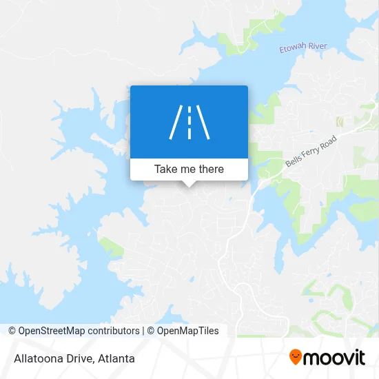 Allatoona Drive map