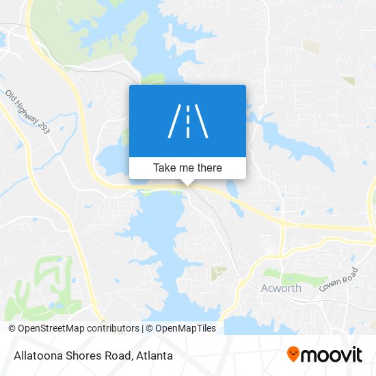 Mapa de Allatoona Shores Road