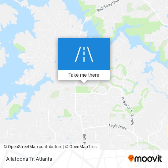 Mapa de Allatoona Tr