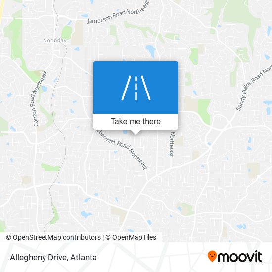 Mapa de Allegheny Drive