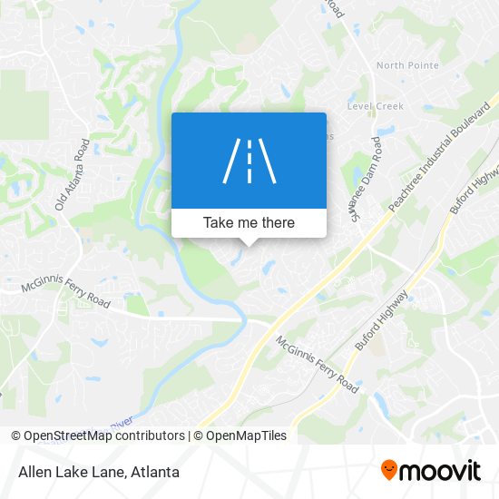 Mapa de Allen Lake Lane