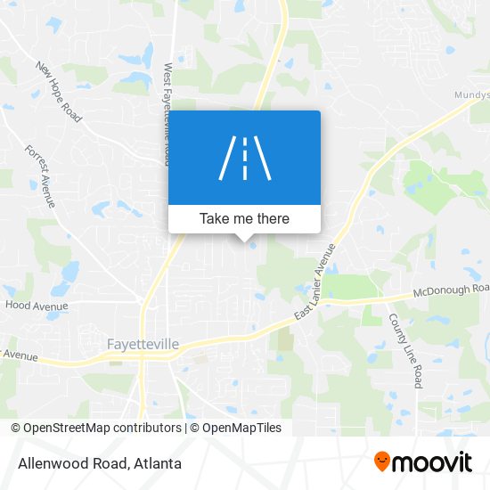 Mapa de Allenwood Road