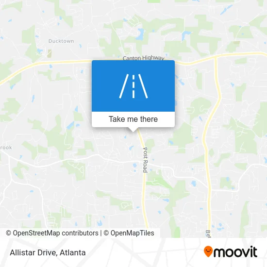 Allistar Drive map