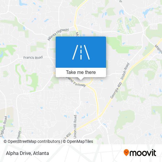 Mapa de Alpha Drive