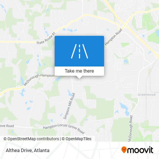 Mapa de Althea Drive