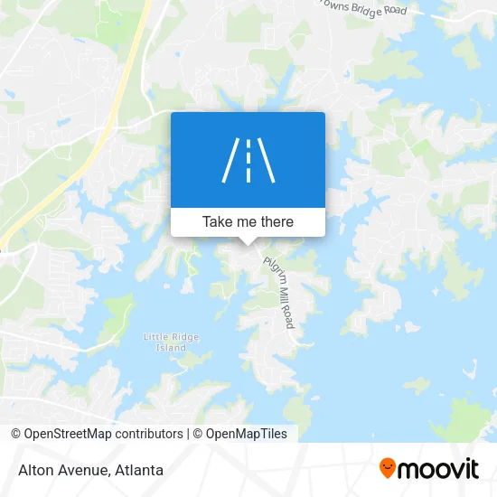 Alton Avenue map