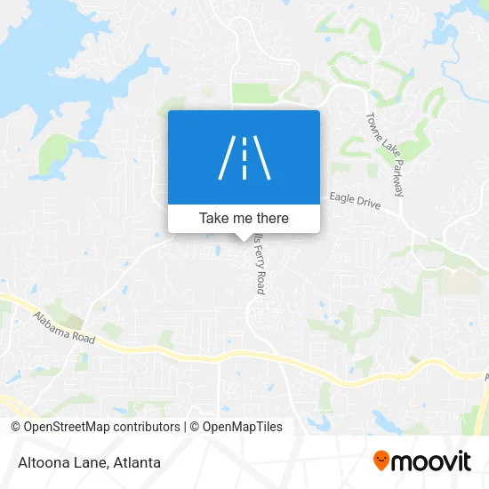Altoona Lane map