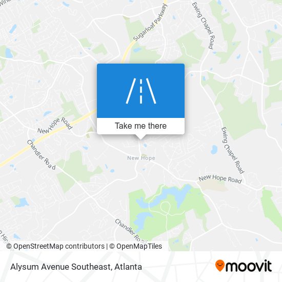 Mapa de Alysum Avenue Southeast