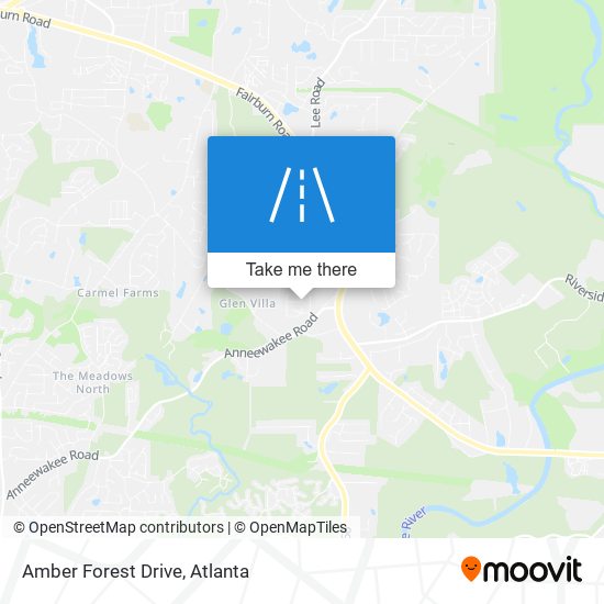 Mapa de Amber Forest Drive