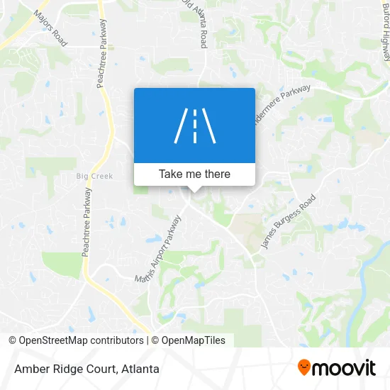 Amber Ridge Court map