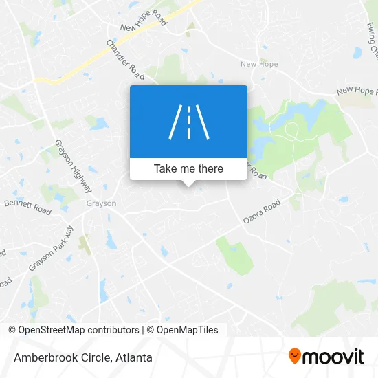 Amberbrook Circle map