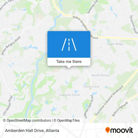 Amberden Hall Drive map