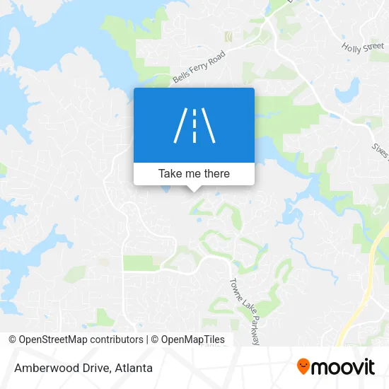 Amberwood Drive map