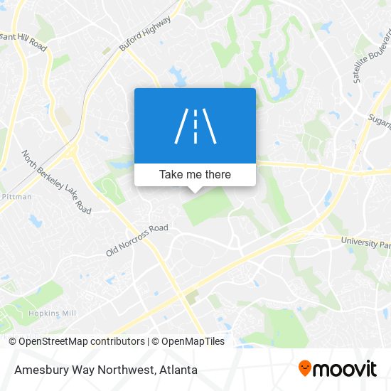 Mapa de Amesbury Way Northwest