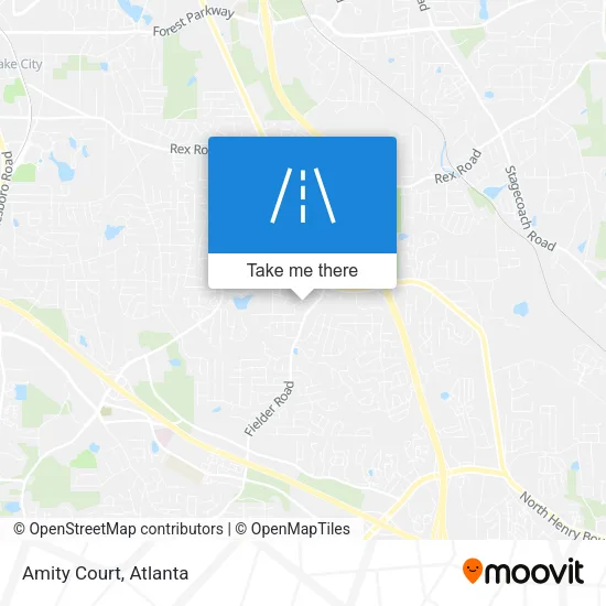 Amity Court map