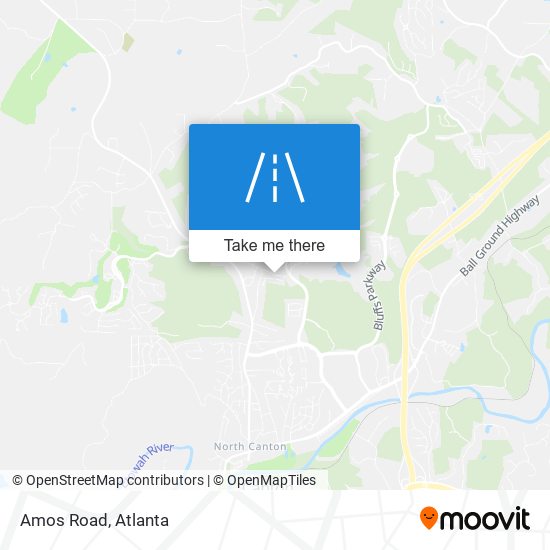Mapa de Amos Road