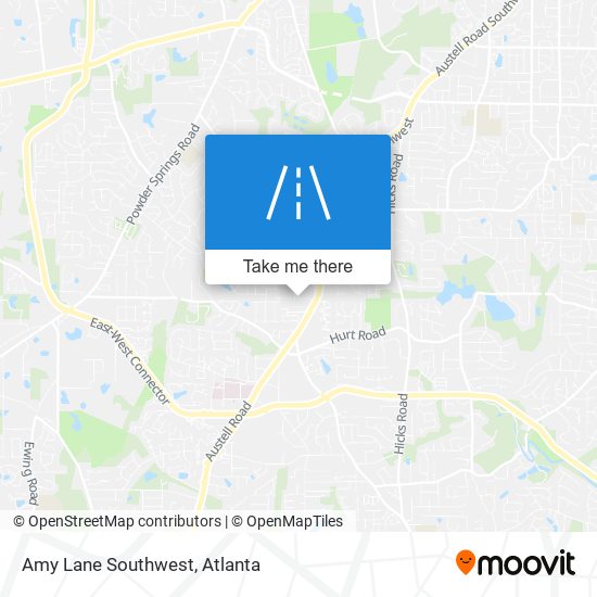 Mapa de Amy Lane Southwest