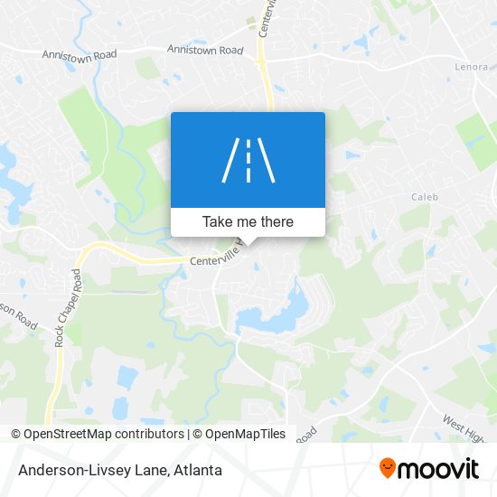 Mapa de Anderson-Livsey Lane