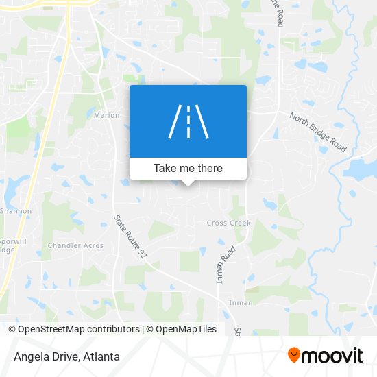 Mapa de Angela Drive