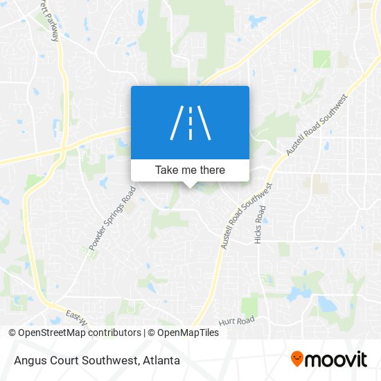 Mapa de Angus Court Southwest