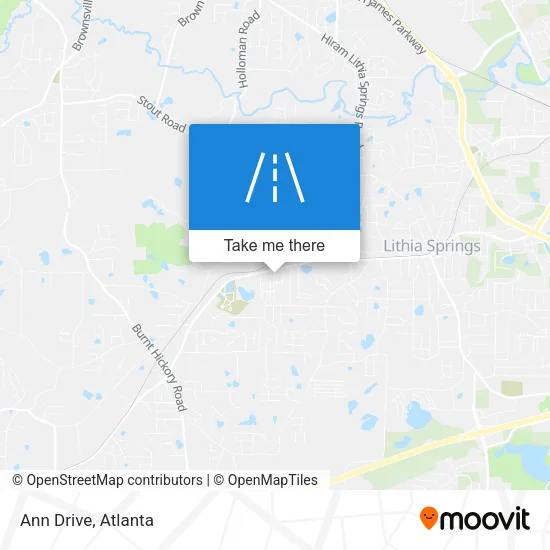 Ann Drive map