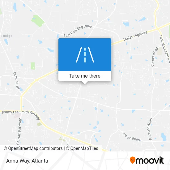 Anna Way map