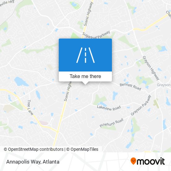Mapa de Annapolis Way