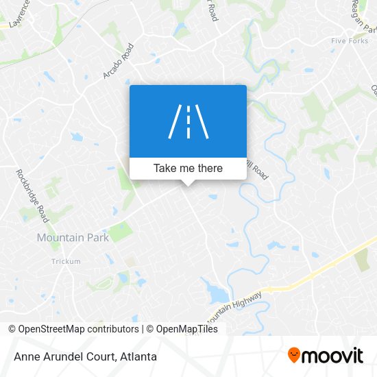 Mapa de Anne Arundel Court