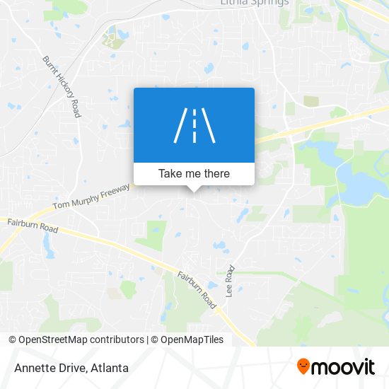 Mapa de Annette Drive