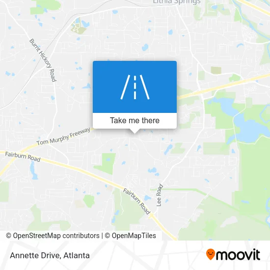 Annette Drive map