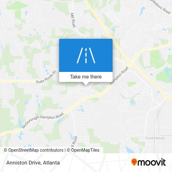 Mapa de Anniston Drive
