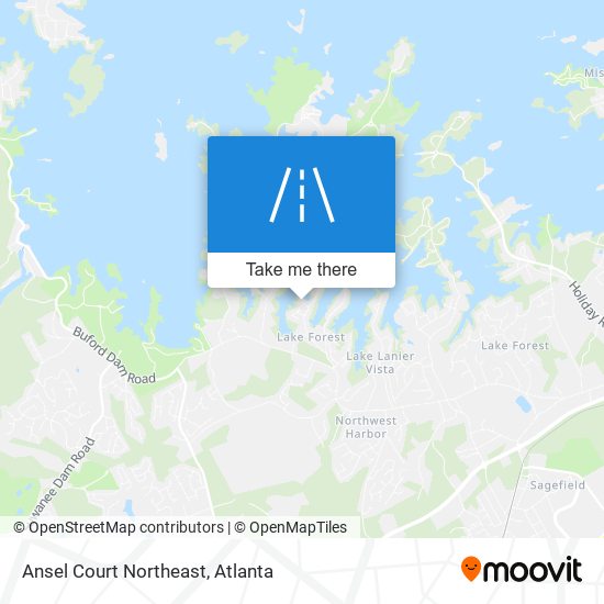 Mapa de Ansel Court Northeast