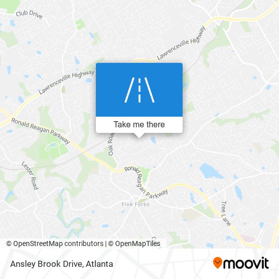 Mapa de Ansley Brook Drive