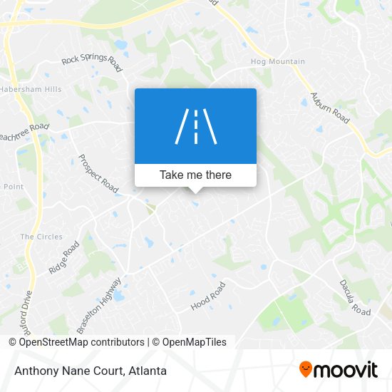 Mapa de Anthony Nane Court