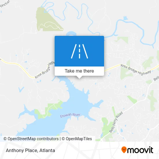 Anthony Place map