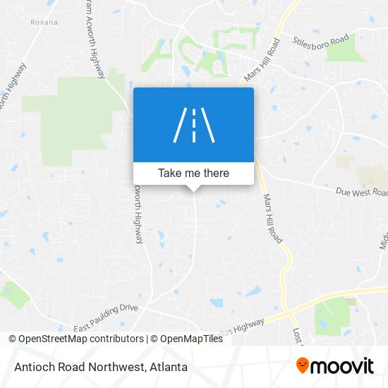 Mapa de Antioch Road Northwest