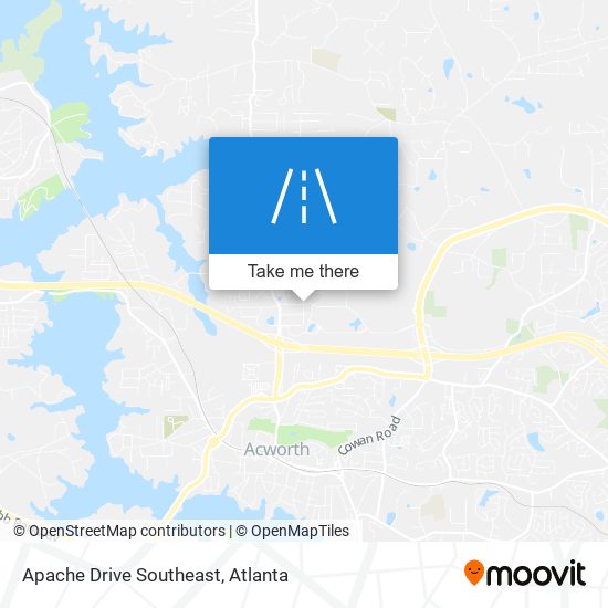 Mapa de Apache Drive Southeast