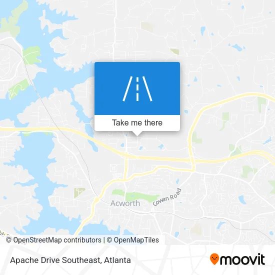Apache Drive Southeast map