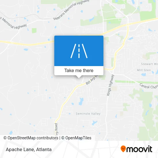 Apache Lane map