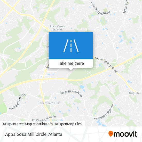Appaloosa Mill Circle map