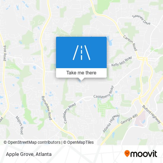 Apple Grove map