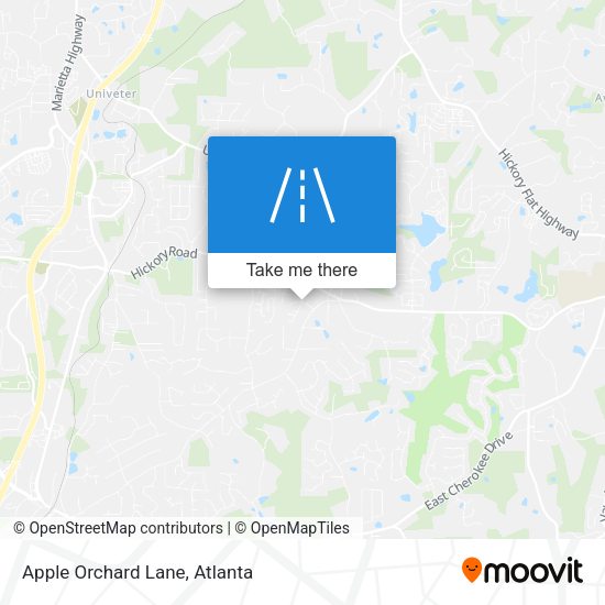 Mapa de Apple Orchard Lane