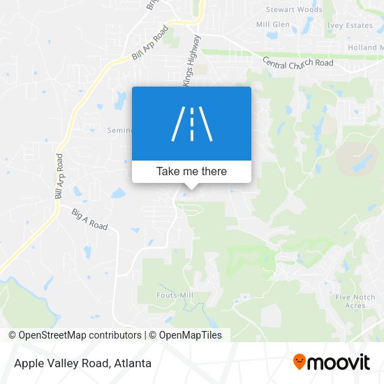 Mapa de Apple Valley Road
