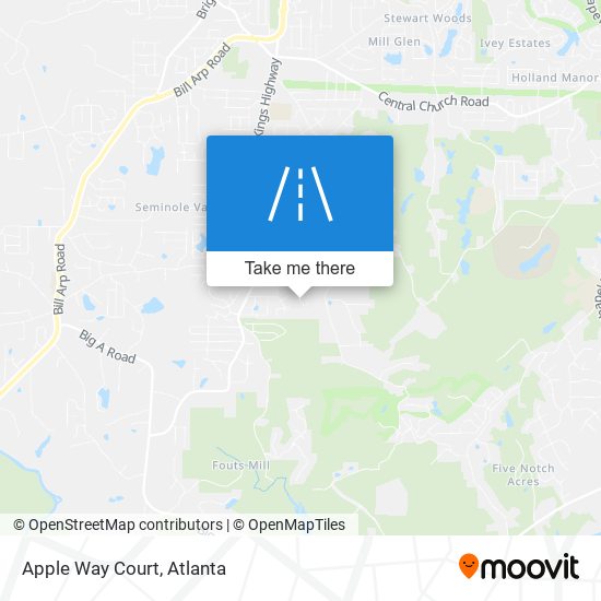 Mapa de Apple Way Court